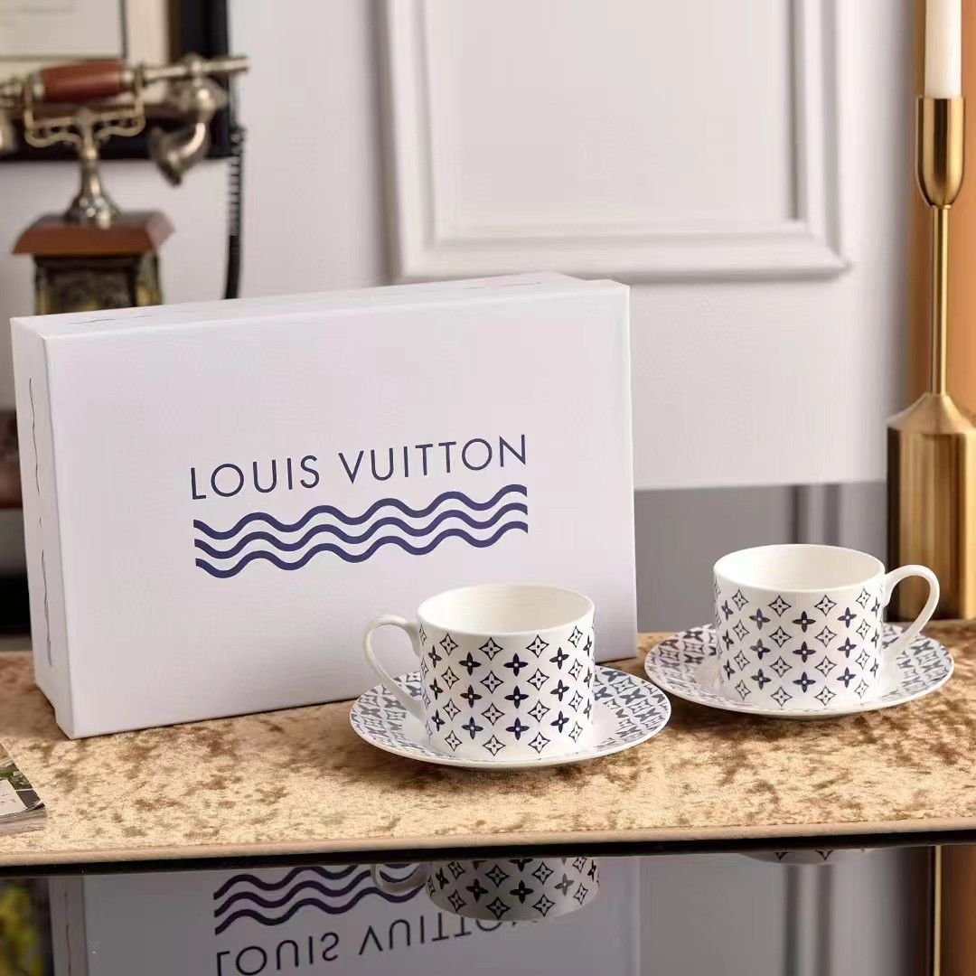 Louis Vuitton LV Tea Cups set f two - Louis Vuitton Cups | Buy Online in UAE